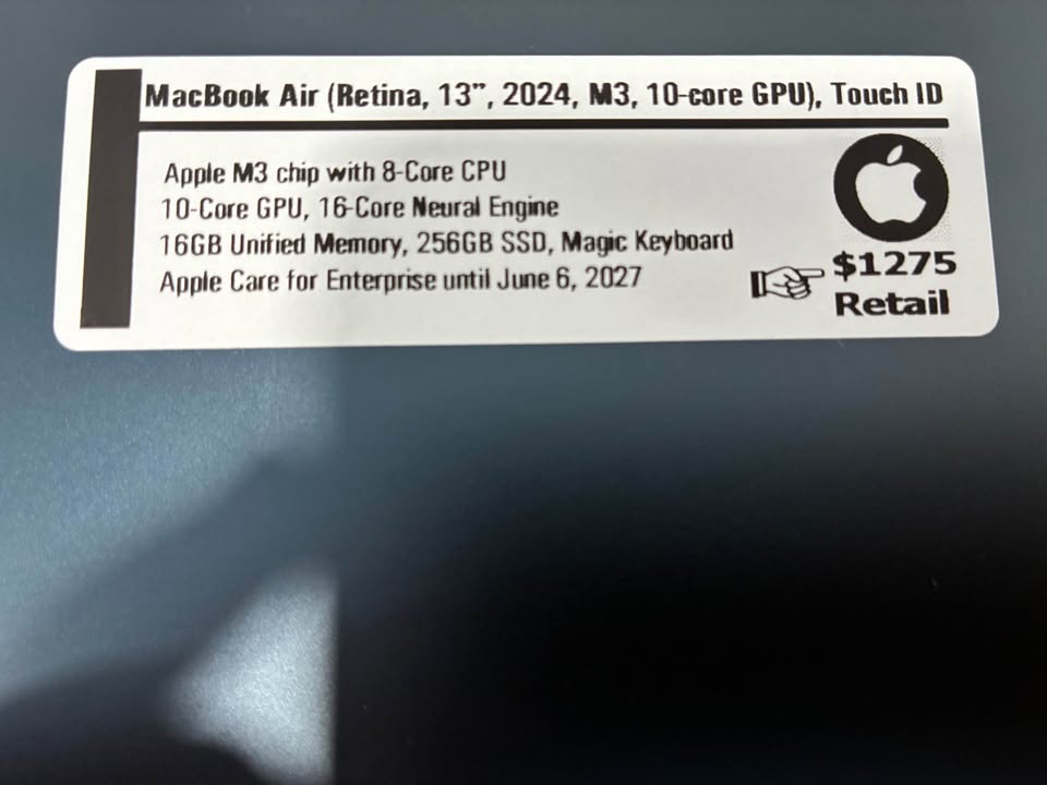 The laptop people kept asking about